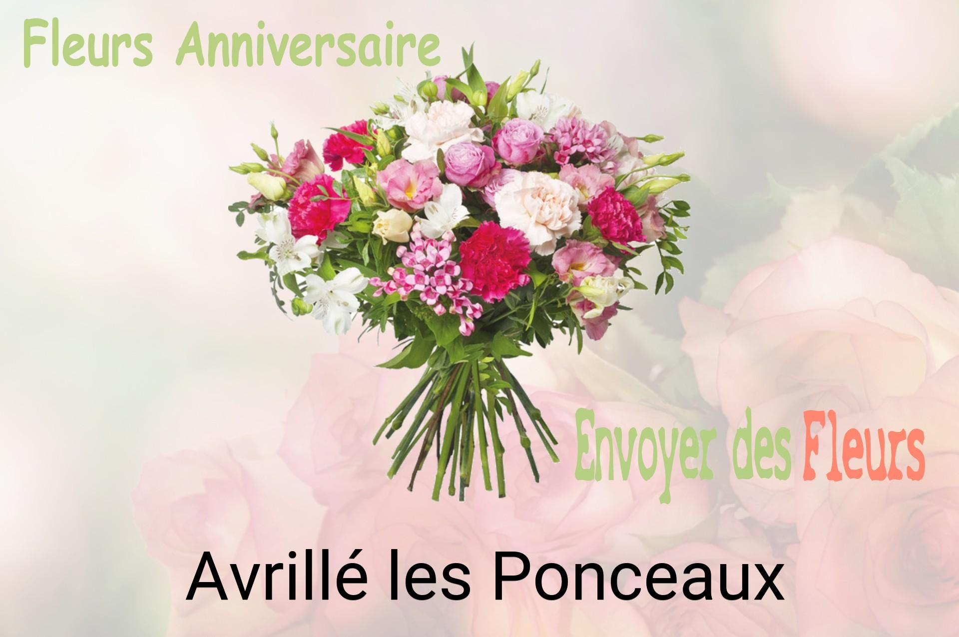 Bouquet de fleurs d’anniversaire livré à Avrillé-les-Ponceaux